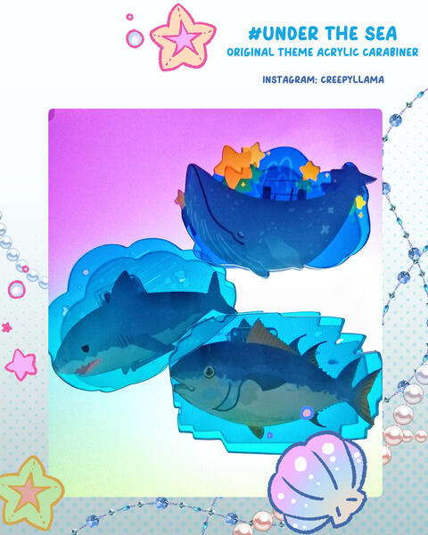 Feesh acrylic clip