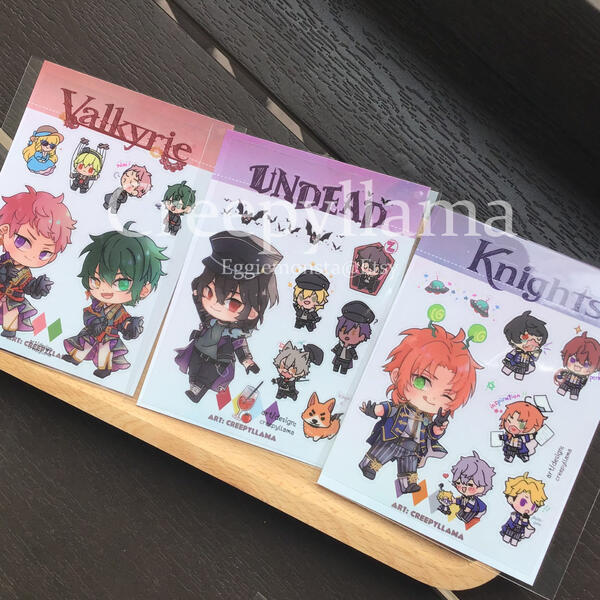 Enstar! sticker sheet