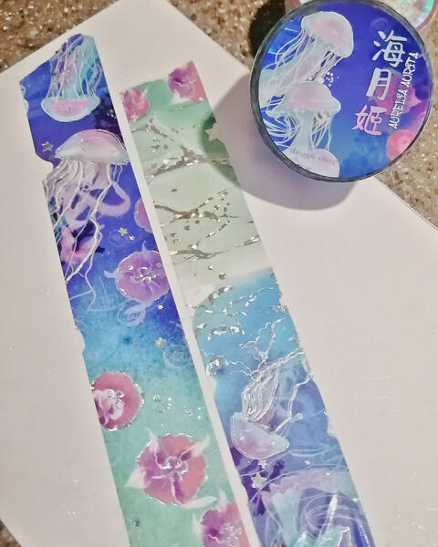 Washi tape-Aurelia Aurita (blue)